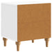 Dulap de noapte cu sertar Alb foarte lucios 43 x 34,5 x 48 cm - WALTI WALTI