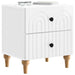 Dulap de noapte cu sertar Alb foarte lucios 43 x 34,5 x 48 cm - WALTI WALTI