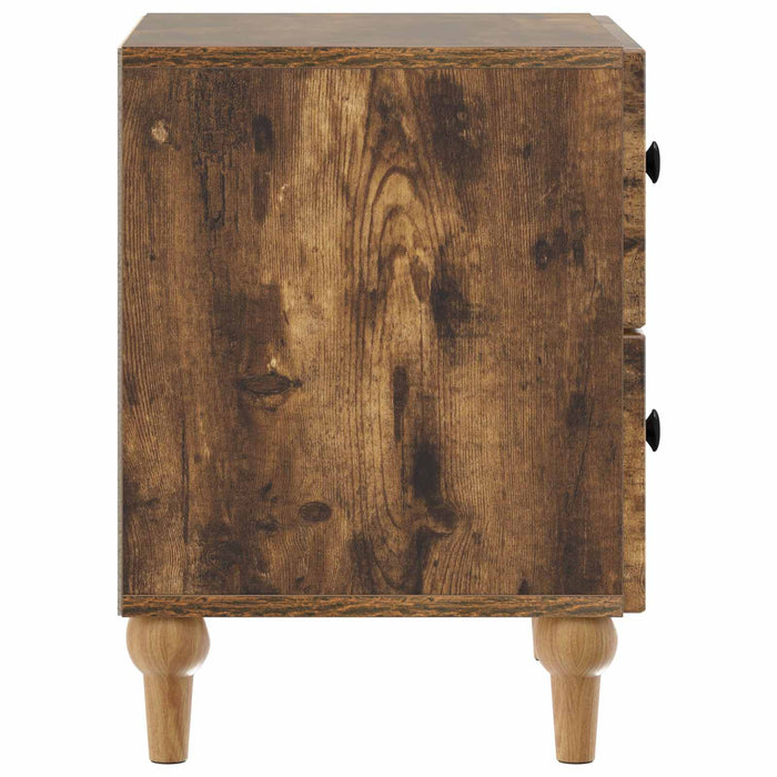 Dulap de noapte Stejar fumuriu 43 x 34,5 x 48 cm Lemn prelucrat - WALTI WALTI
