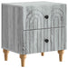 Dulap de noapte Sonoma gri 43 x 34,5 x 48 cm Lemn prelucrat - WALTI WALTI