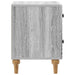 Dulap de noapte Sonoma gri 43 x 34,5 x 48 cm Lemn prelucrat - WALTI WALTI