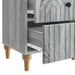Dulap de noapte cu sertar 2 pcs Sonoma gri 43 x 34,5 x 48 cm - WALTI WALTI