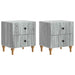 Dulap de noapte cu sertar 2 pcs Sonoma gri 43 x 34,5 x 48 cm - WALTI WALTI