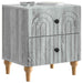 Dulap de noapte cu sertar 2 pcs Sonoma gri 43 x 34,5 x 48 cm - WALTI WALTI