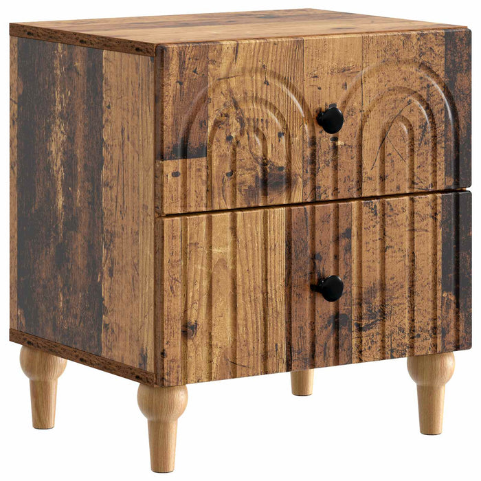 Dulap de noapte Lemn vechi 43 x 34,5 x 48 cm Lemn prelucrat - WALTI WALTI