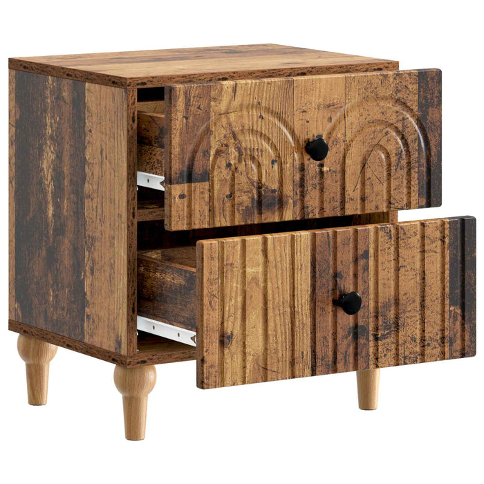 Dulap de noapte Lemn vechi 43 x 34,5 x 48 cm Lemn prelucrat - WALTI WALTI
