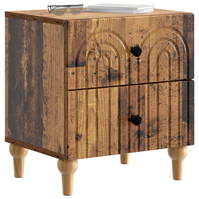 Dulap de noapte Lemn vechi 43 x 34,5 x 48 cm Lemn prelucrat - WALTI WALTI