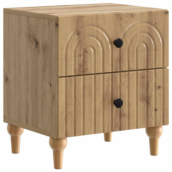 Dulap de noapte cu sertar Stejar Artizanal 43 x 34,5 x 48 cm - WALTI WALTI