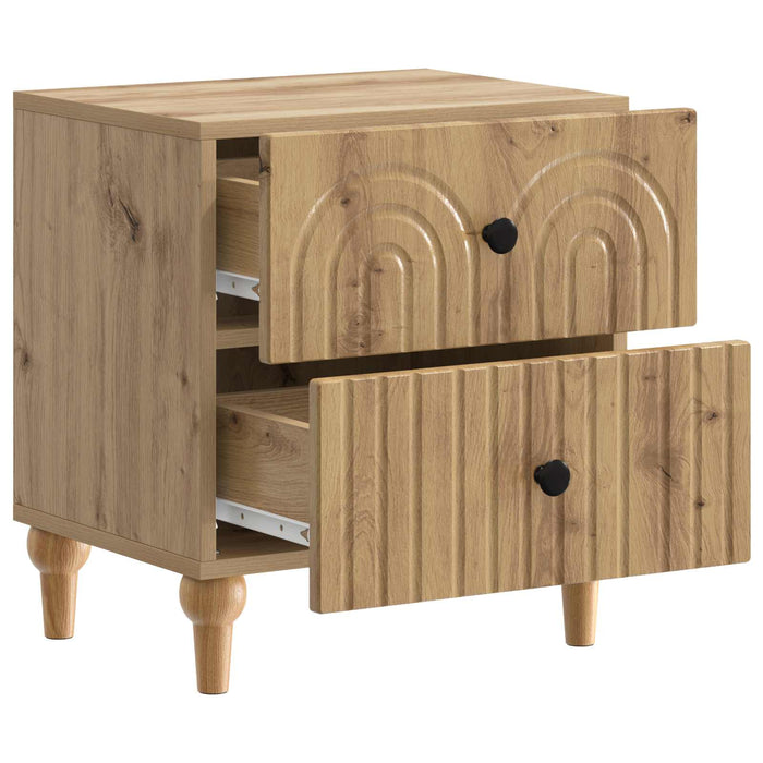 Dulap de noapte cu sertar Stejar Artizanal 43 x 34,5 x 48 cm - WALTI WALTI