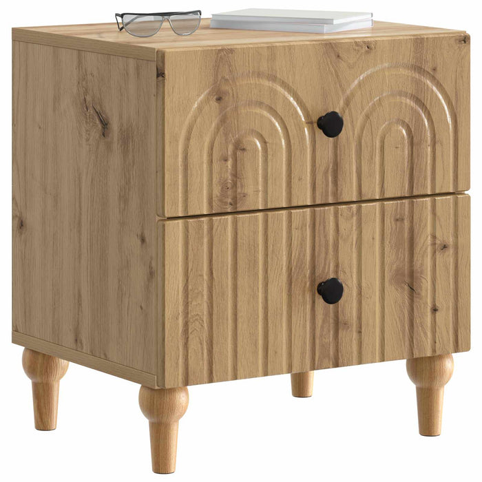 Dulap de noapte cu sertar Stejar Artizanal 43 x 34,5 x 48 cm - WALTI WALTI