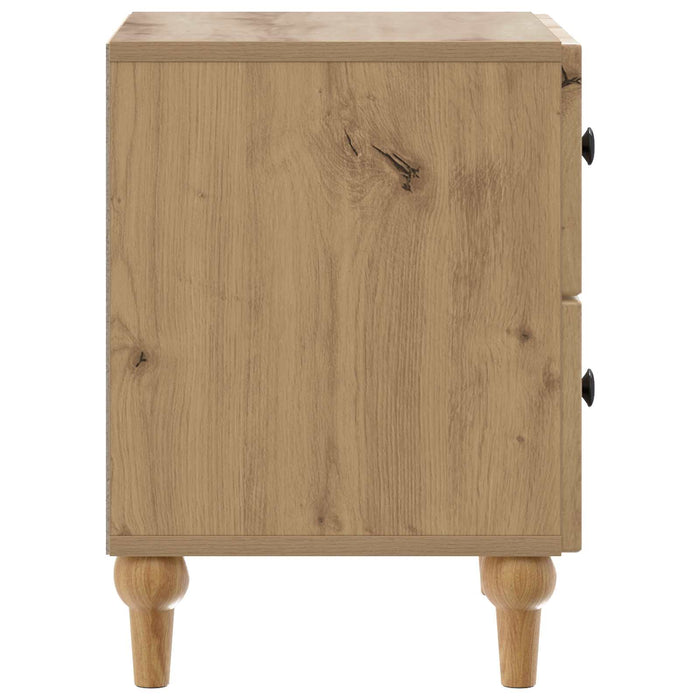 Dulap de noapte cu sertar Stejar Artizanal 43 x 34,5 x 48 cm - WALTI WALTI