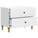 Dulap de noapte cu sertar Alb 62 x 34,5 x 48 cm Lemn prelucrat - WALTI WALTI