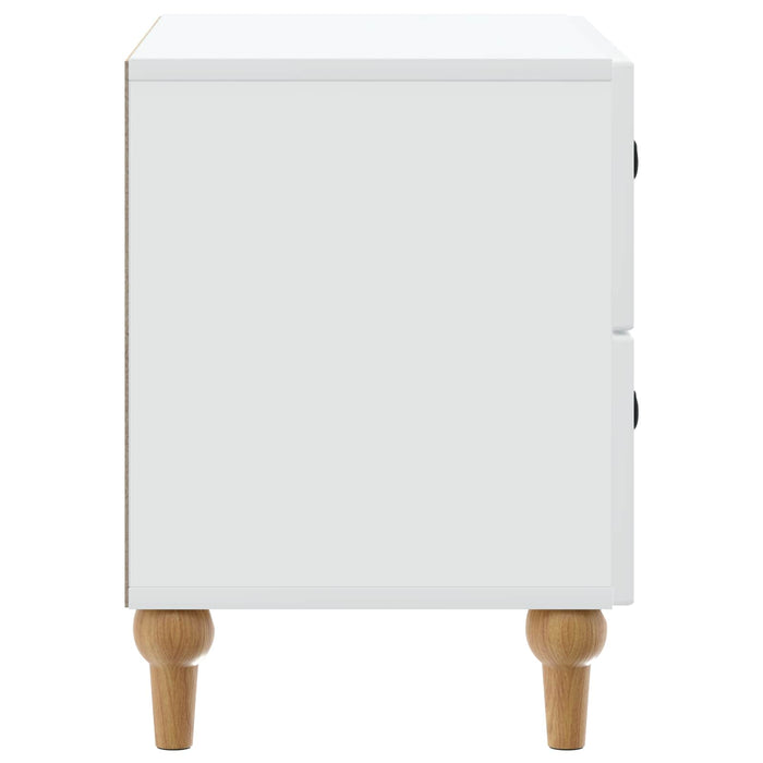 Dulap de noapte cu sertar Alb 62 x 34,5 x 48 cm Lemn prelucrat - WALTI WALTI