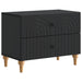 Dulap de noapte Negru 62 x 34,5 x 48 cm Lemn prelucrat - WALTI WALTI