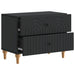 Dulap de noapte Negru 62 x 34,5 x 48 cm Lemn prelucrat - WALTI WALTI
