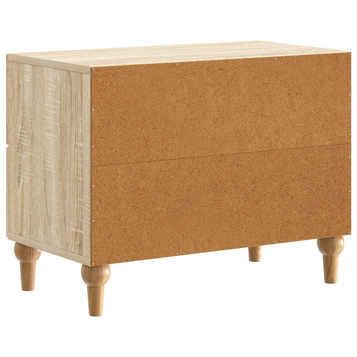Dulap de noapte Stejar Sonoma 62 x 34,5 x 48 cm Lemn prelucrat WALTI