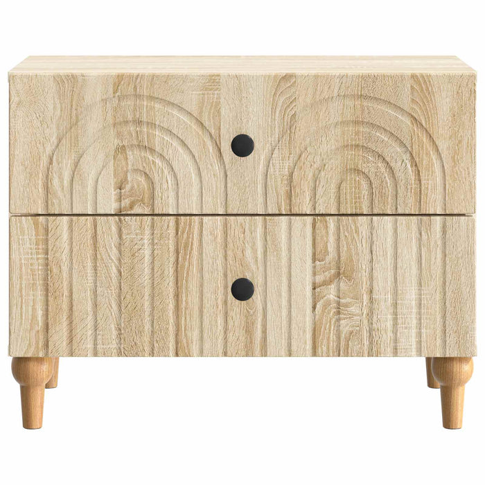 Dulap de noapte Stejar Sonoma 62 x 34,5 x 48 cm Lemn prelucrat WALTI