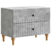 Dulap de noapte Gri Beton 62 x 34,5 x 48 cm Lemn prelucrat - WALTI WALTI