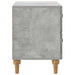 Dulap de noapte Gri Beton 62 x 34,5 x 48 cm Lemn prelucrat - WALTI WALTI