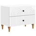 Dulap de noapte cu sertar Alb foarte lucios 62 x 34,5 x 48 cm - WALTI WALTI