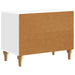 Dulap de noapte cu sertar Alb foarte lucios 62 x 34,5 x 48 cm - WALTI WALTI