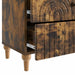 Dulap de noapte Stejar fumuriu 62 x 34,5 x 48 cm Lemn prelucrat - WALTI WALTI