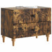 Dulap de noapte Stejar fumuriu 62 x 34,5 x 48 cm Lemn prelucrat - WALTI WALTI