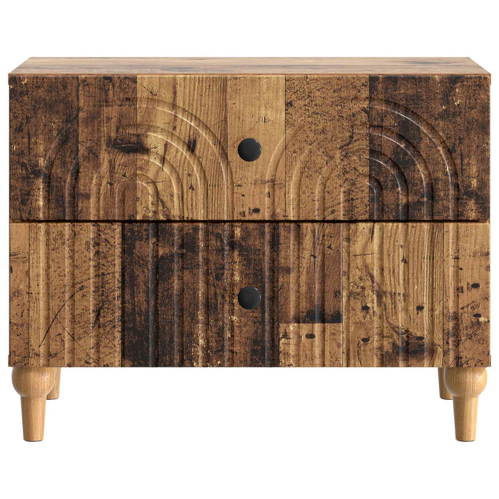 Dulap de noapte Lemn vechi 62 x 34,5 x 48 cm Lemn prelucrat - WALTI WALTI