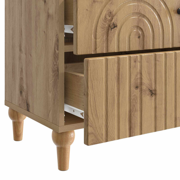 Dulap de noapte cu sertar Stejar Artizanal 62 x 34,5 x 48 cm WALTI