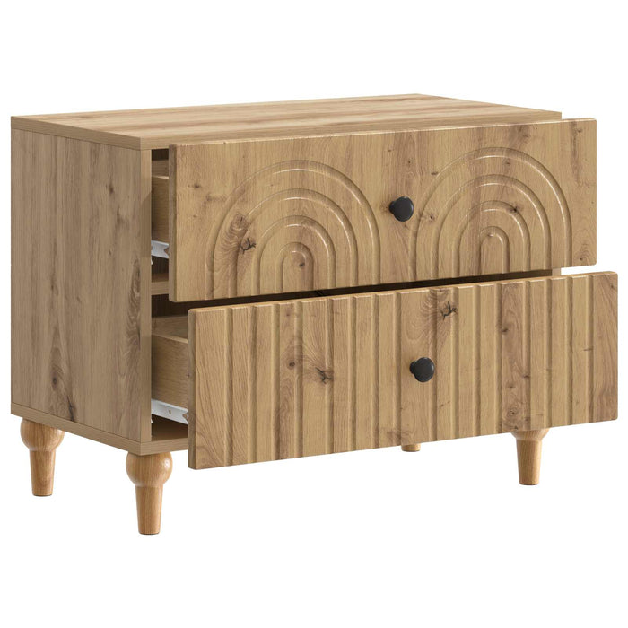 Dulap de noapte cu sertar Stejar Artizanal 62 x 34,5 x 48 cm WALTI