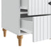 Dulap de noapte cu sertar Alb 43x 41 x 66,5 cm Lemn prelucrat - WALTI WALTI