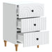 Dulap de noapte cu sertar Alb 43x 41 x 66,5 cm Lemn prelucrat - WALTI WALTI
