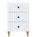 Dulap de noapte cu sertar Alb 43x 41 x 66,5 cm Lemn prelucrat - WALTI WALTI
