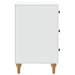 Dulap de noapte cu sertar Alb 43x 41 x 66,5 cm Lemn prelucrat - WALTI WALTI