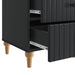 Dulap de noapte cu sertar Negru 43x 41 x 66,5 cm Lemn prelucrat - WALTI WALTI