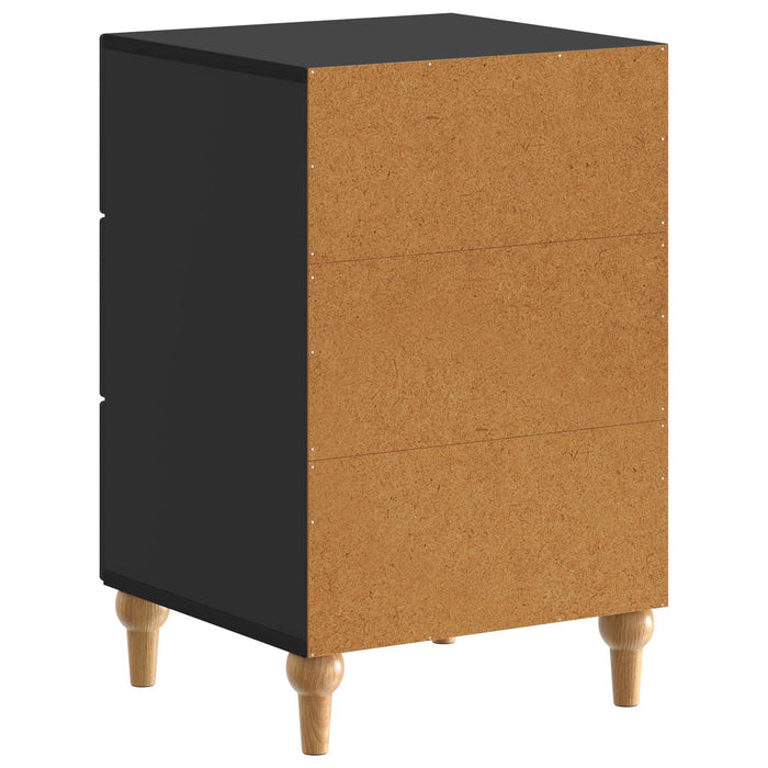 Dulap de noapte cu sertar Negru 43x 41 x 66,5 cm Lemn prelucrat - WALTI WALTI