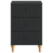 Dulap de noapte cu sertar Negru 43x 41 x 66,5 cm Lemn prelucrat - WALTI WALTI