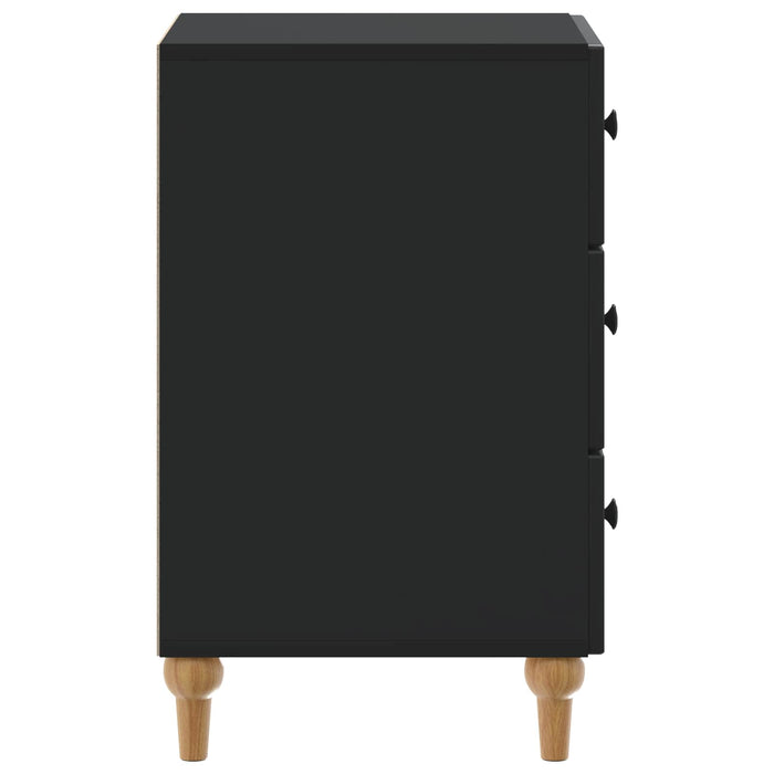 Dulap de noapte cu sertar Negru 43x 41 x 66,5 cm Lemn prelucrat - WALTI WALTI