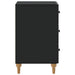 Dulap de noapte cu sertar Negru 43x 41 x 66,5 cm Lemn prelucrat - WALTI WALTI