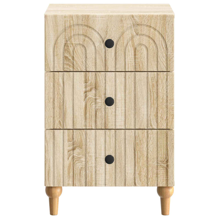 Dulap de noapte Stejar Sonoma 43x 41 x 66,5 cm Lemn prelucrat - WALTI WALTI