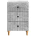 Dulap de noapte Gri Beton 43x 41 x 66,5 cm Lemn prelucrat - WALTI WALTI