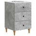 Dulap de noapte Gri Beton 43x 41 x 66,5 cm Lemn prelucrat - WALTI WALTI