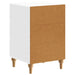 Dulap de noapte cu sertar Alb foarte lucios 43x 41 x 66,5 cm - WALTI WALTI