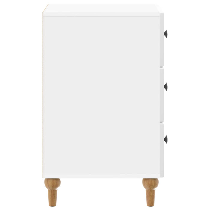 Dulap de noapte cu sertar Alb foarte lucios 43x 41 x 66,5 cm - WALTI WALTI