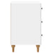 Dulap de noapte cu sertar Alb foarte lucios 43x 41 x 66,5 cm - WALTI WALTI