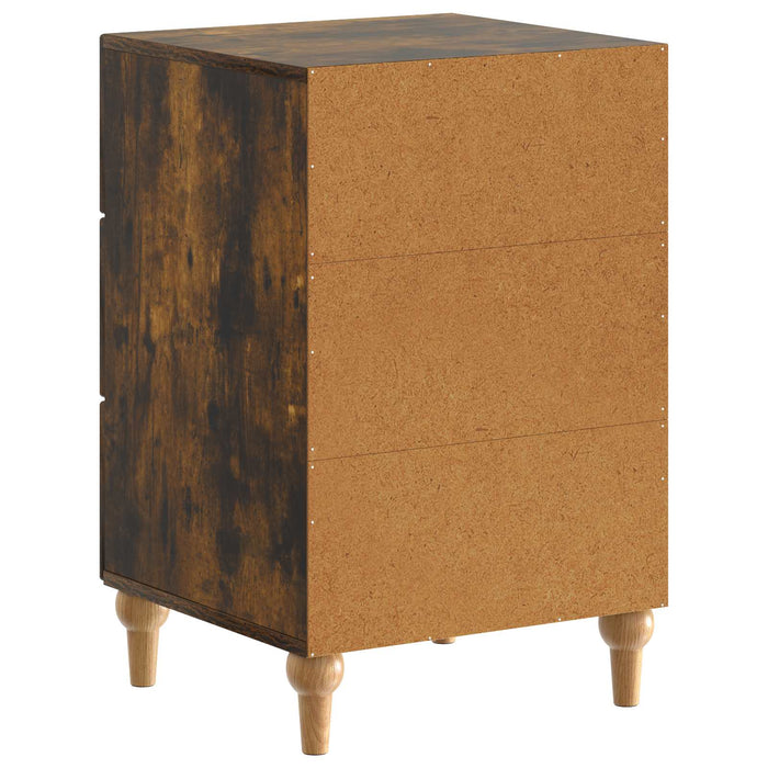 Dulap de noapte Stejar fumuriu 43x 41 x 66,5 cm Lemn prelucrat - WALTI WALTI