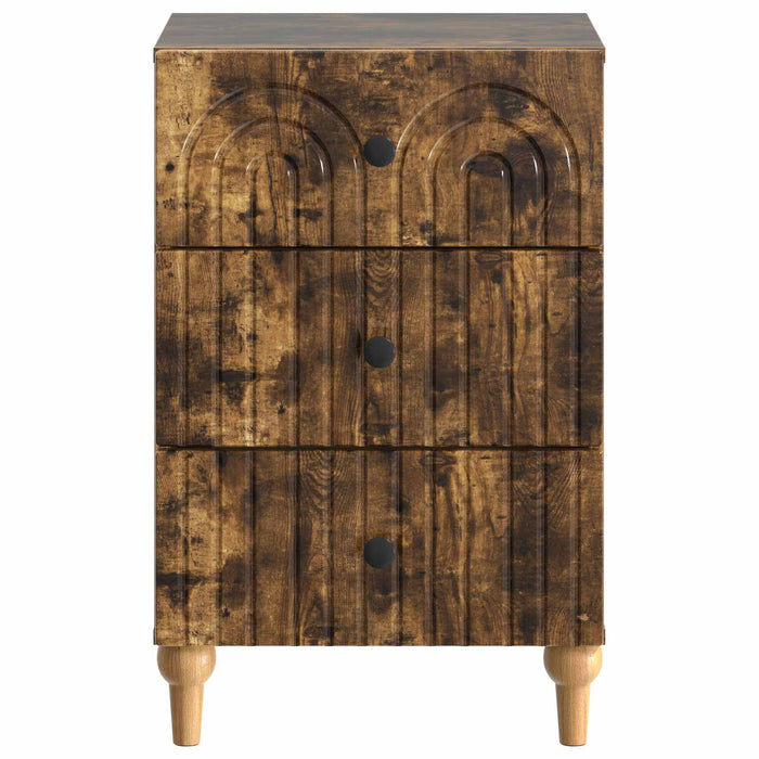 Dulap de noapte Stejar fumuriu 43x 41 x 66,5 cm Lemn prelucrat - WALTI WALTI