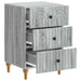 Dulap de noapte Sonoma gri 43x 41 x 66,5 cm Lemn prelucrat - WALTI WALTI