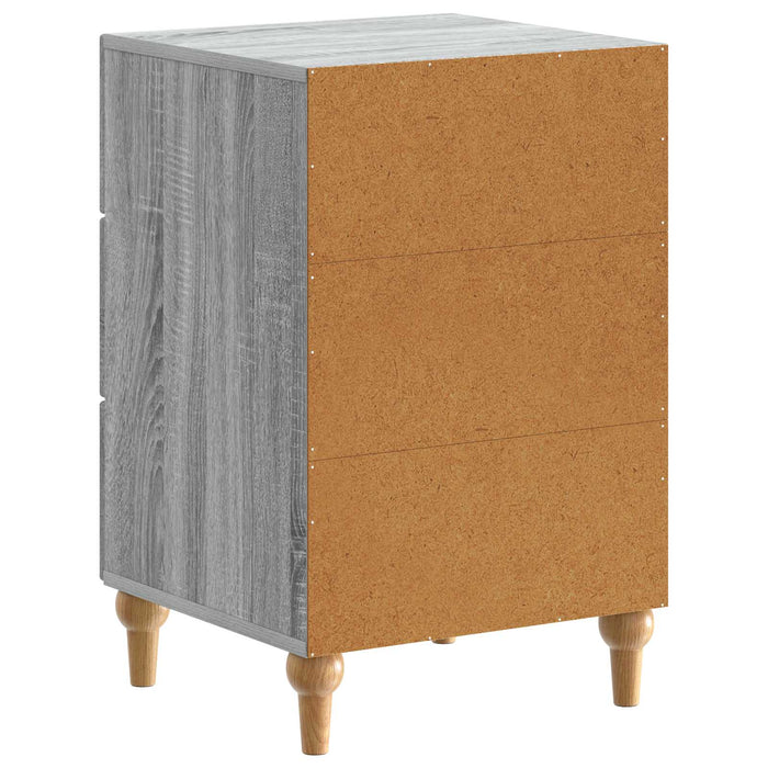 Dulap de noapte Sonoma gri 43x 41 x 66,5 cm Lemn prelucrat - WALTI WALTI
