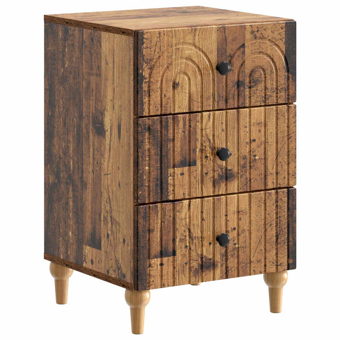 Dulap de noapte Lemn vechi 43x 41 x 66,5 cm Lemn prelucrat - WALTI WALTI